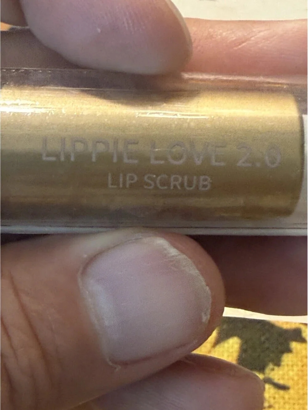 2. Manna Kadar Lippie Love 2.0 Lip Scrub Full Size, Sealed, Clear